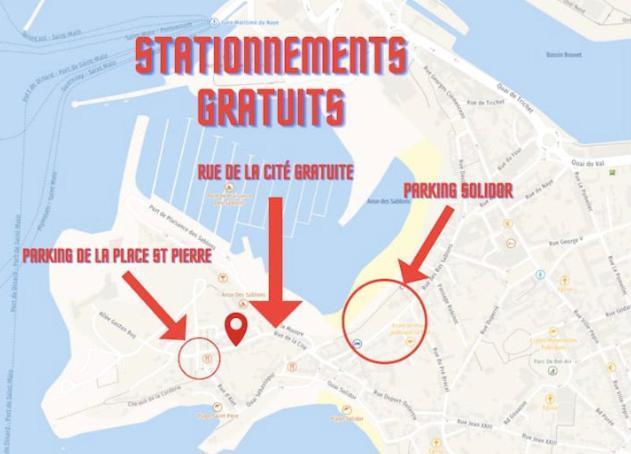 Appartement Aquaroom Rdc - Plage 50M - Rue Gratuite Saint-Malo Ngoại thất bức ảnh